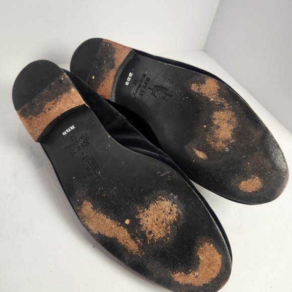 Rye 51 Men's Black Velvet Elegant Dress Loafers Size 13 - Picture 7 of 7